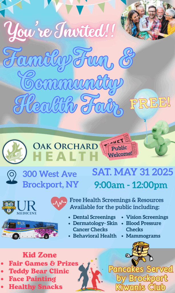 Health Fair Invite Flyer
